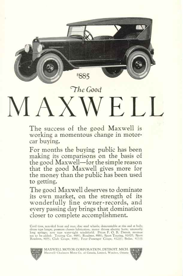 1923 Maxwell 7